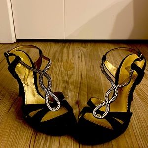 Nina, 7.5M heels, black